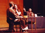 Luciano Pavarotti conducting Juilliard students