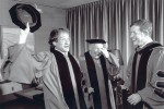 Honorary Degree Recipients Robin Williams and Isaac Stern