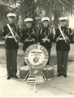 Wallace Deyerle and Marine Corps post band