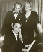 Seymour Lipkin, Vladimir Horowitz, Mrs. Rachmaninoff