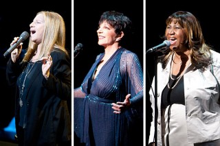 Barbra Streisand, Liza Minelli, and Aretha Franklin sang at a tribute to Marvin Hamlisch
