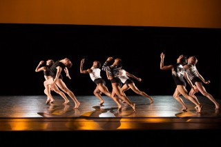 Fourth-year dancers in Larry Keigwin's “Exit Like an Animal”